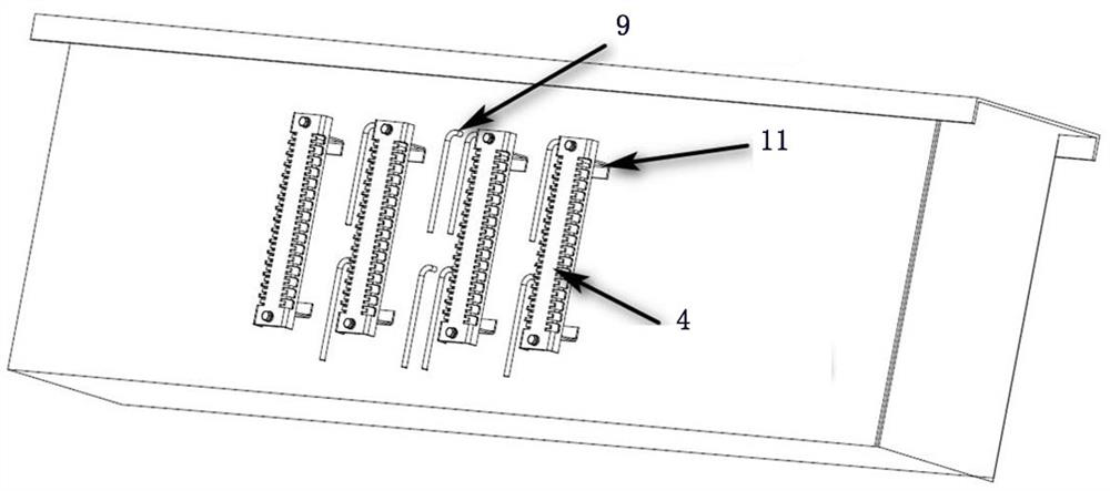 Wire binding structure and wire binding method for hybrid rail car