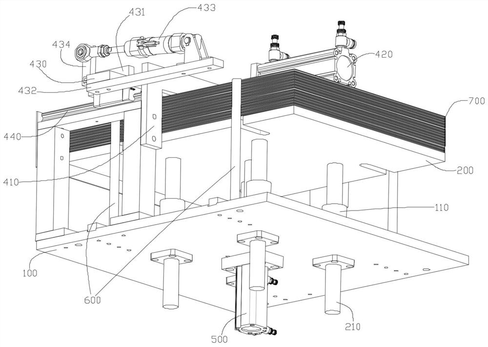 Paper feeding structure for bearing packaging machine