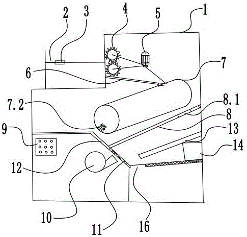 Whole-feed self-cleaning soybean picker