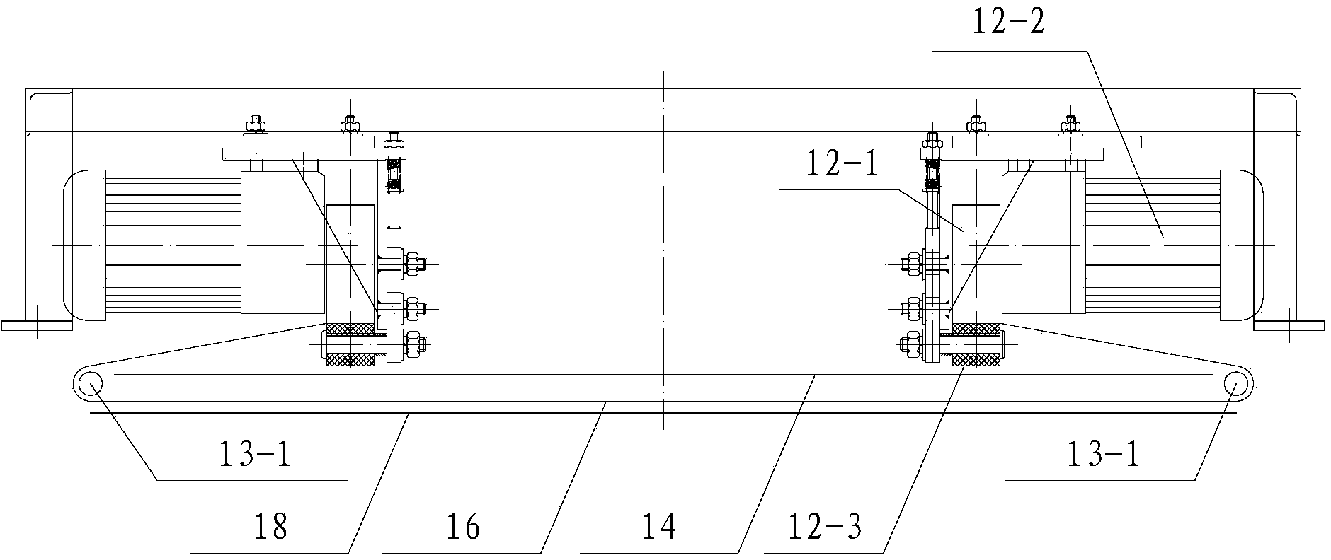 Automatic strong paste type material squeezing line