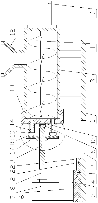 Mechanical extrusion cutting-off equipment