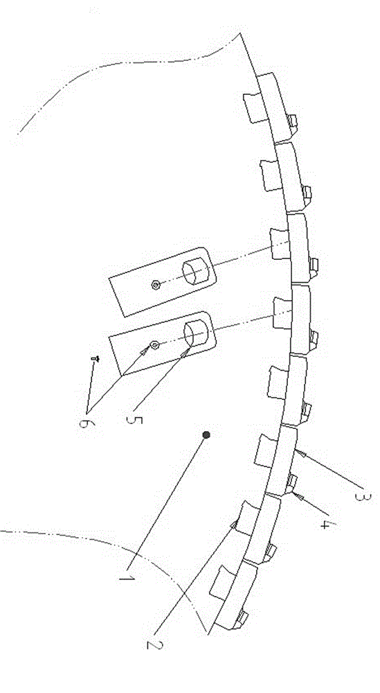 Circular forming knife rest type milling assembly