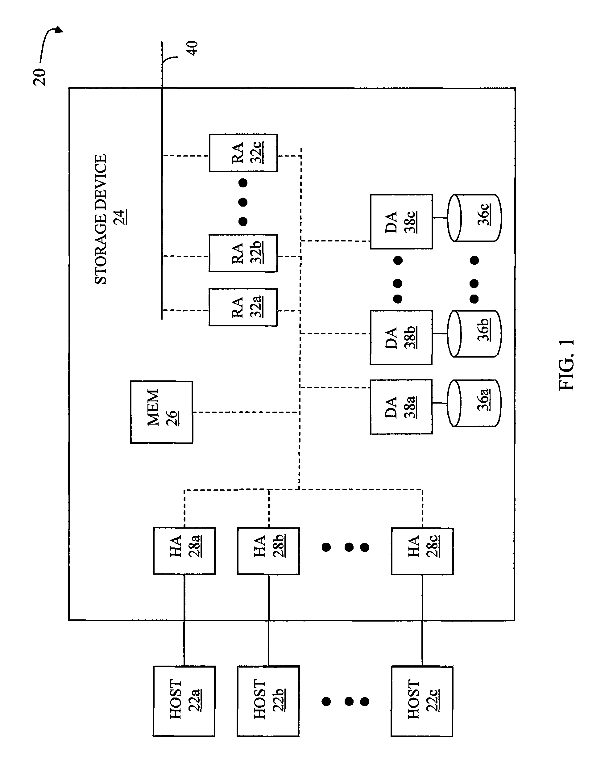 Continuous protection of data and storage management configuration