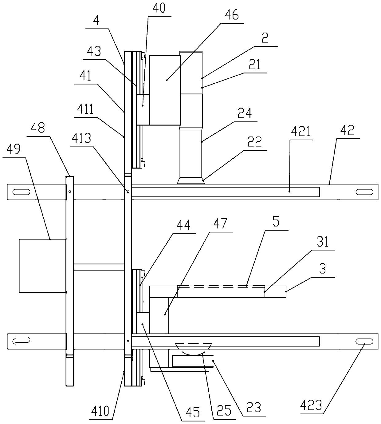 High-speed online cross-shaped detecting and deviation correcting device and detecting and deviation correcting method using same