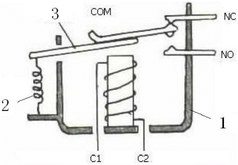 Direct-current electromagnetic relay drive circuit and drive method therefor