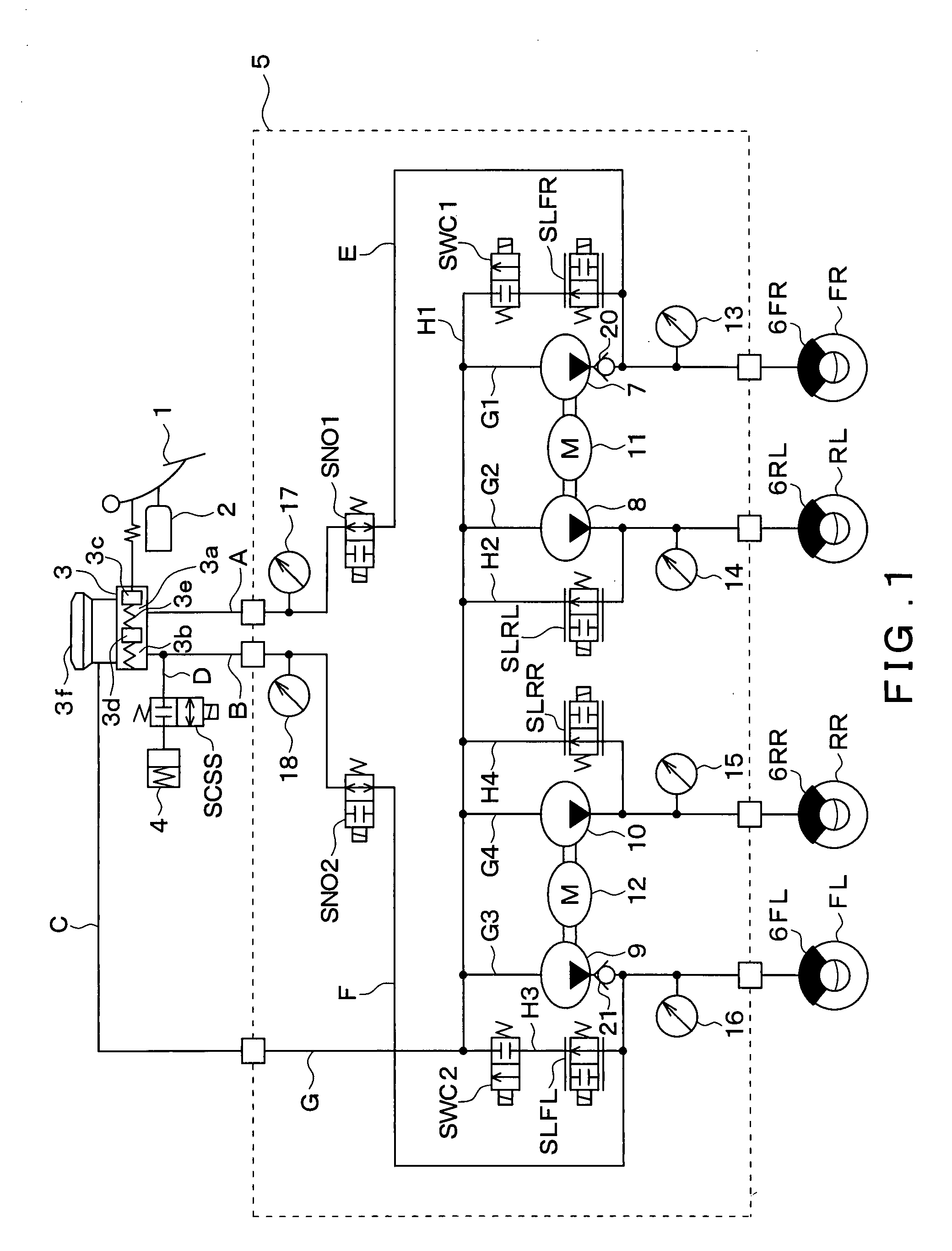 Vehicle brake control device