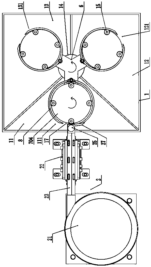 Full-automatic nut machining device