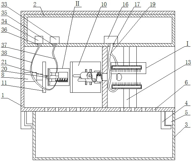 Portable hand disinfection device for ICU ward