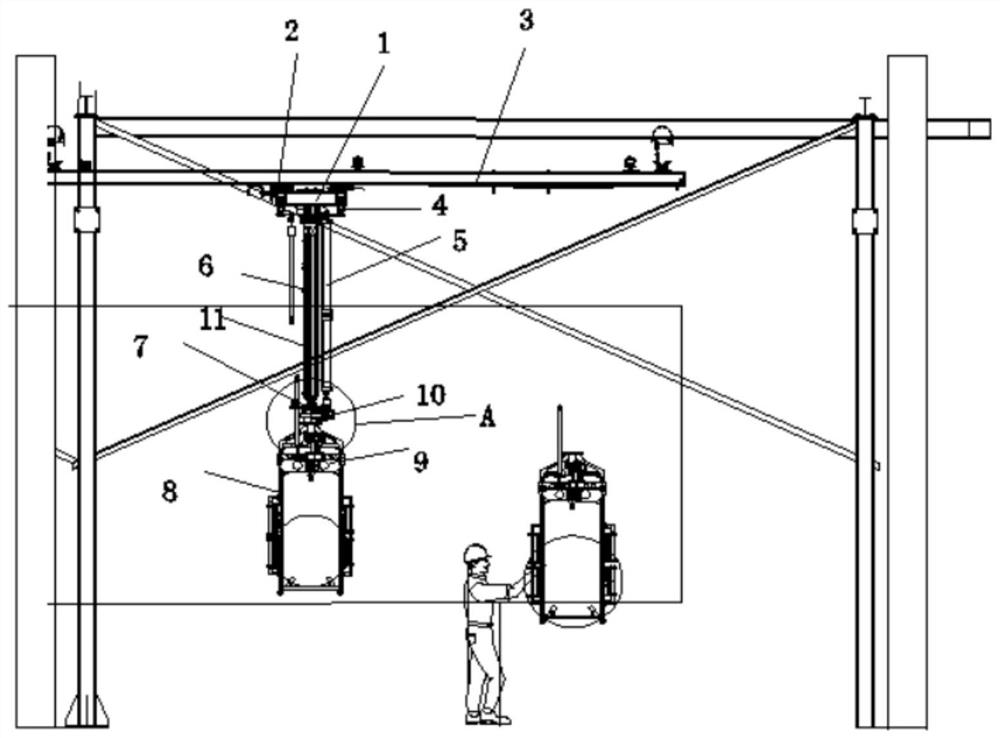 Power-assisted manipulator for passenger car tire installation