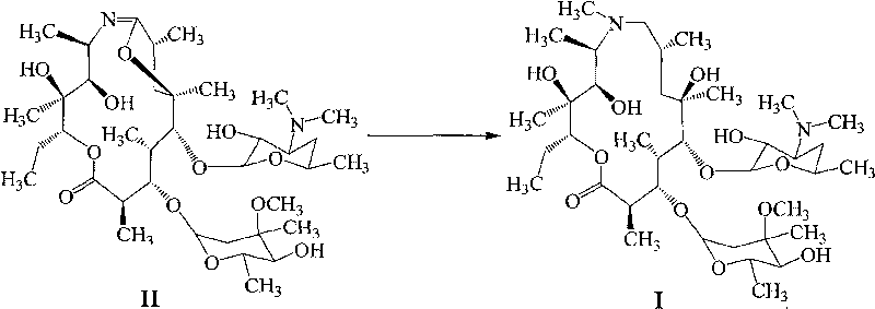 Method for preparing azithromycin and method for preparing intermediate of azithromycin