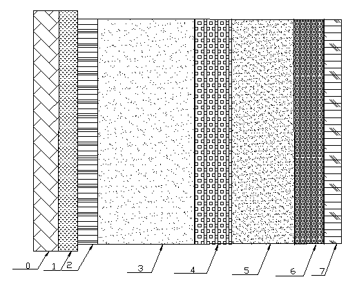 Barrier type silicon-based thin film semi-laminated solar cell