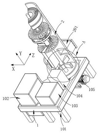 Waste acid and sludge recycling cooperative treatment system