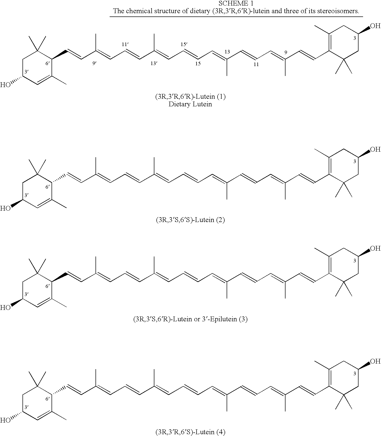 Process for Synthesis of (3R,3'R,6'R)-Lutein and its Stereoisomers