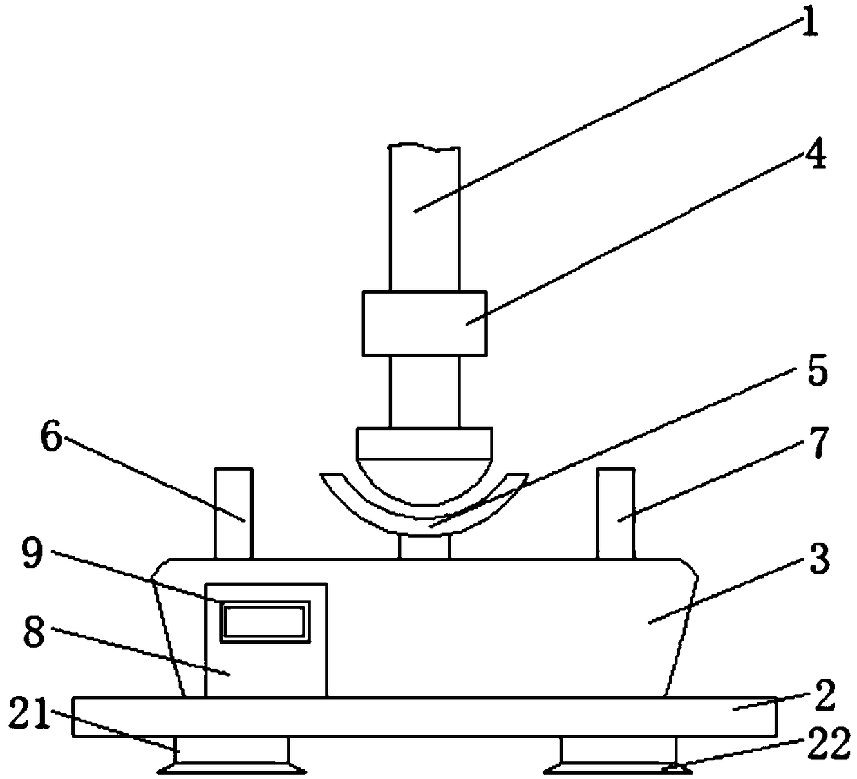 Automatic detection system of standardized robot precision