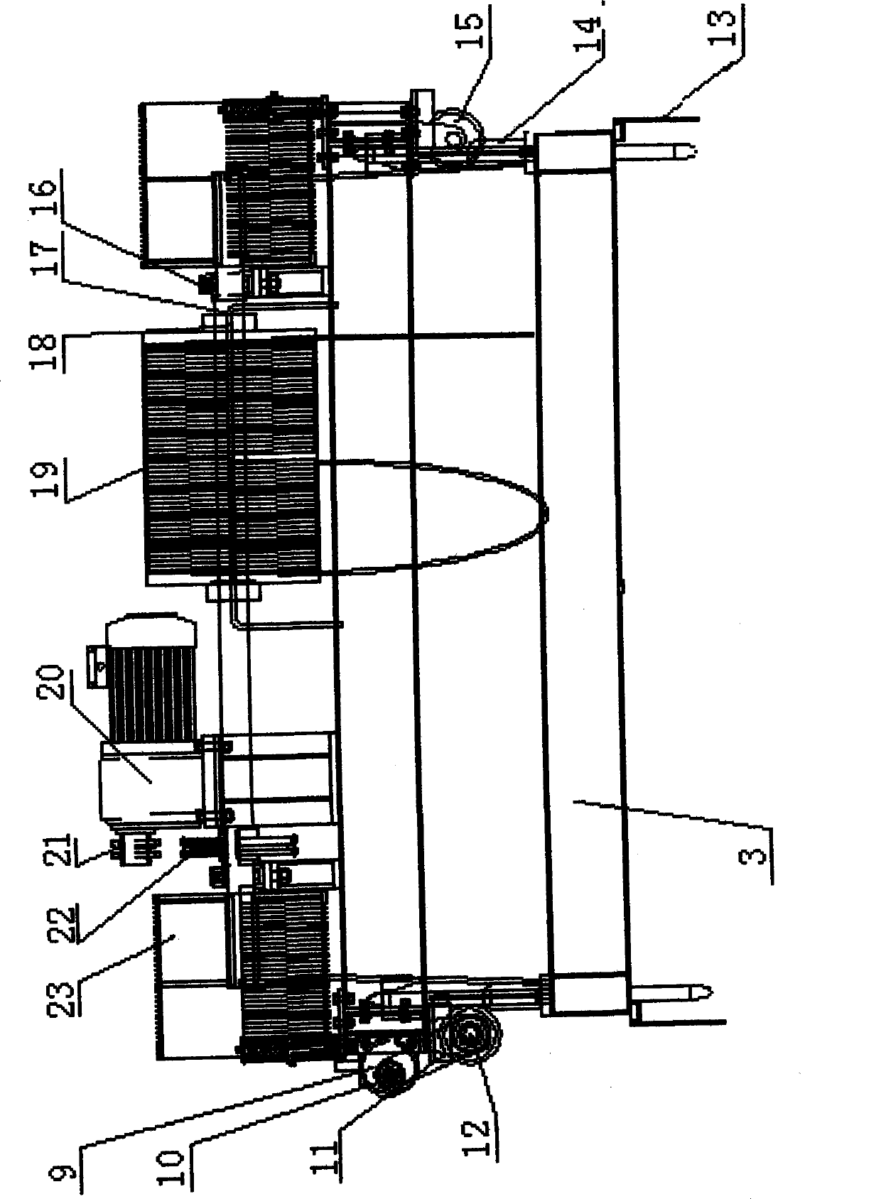 Intellectualized tridimensional storage device