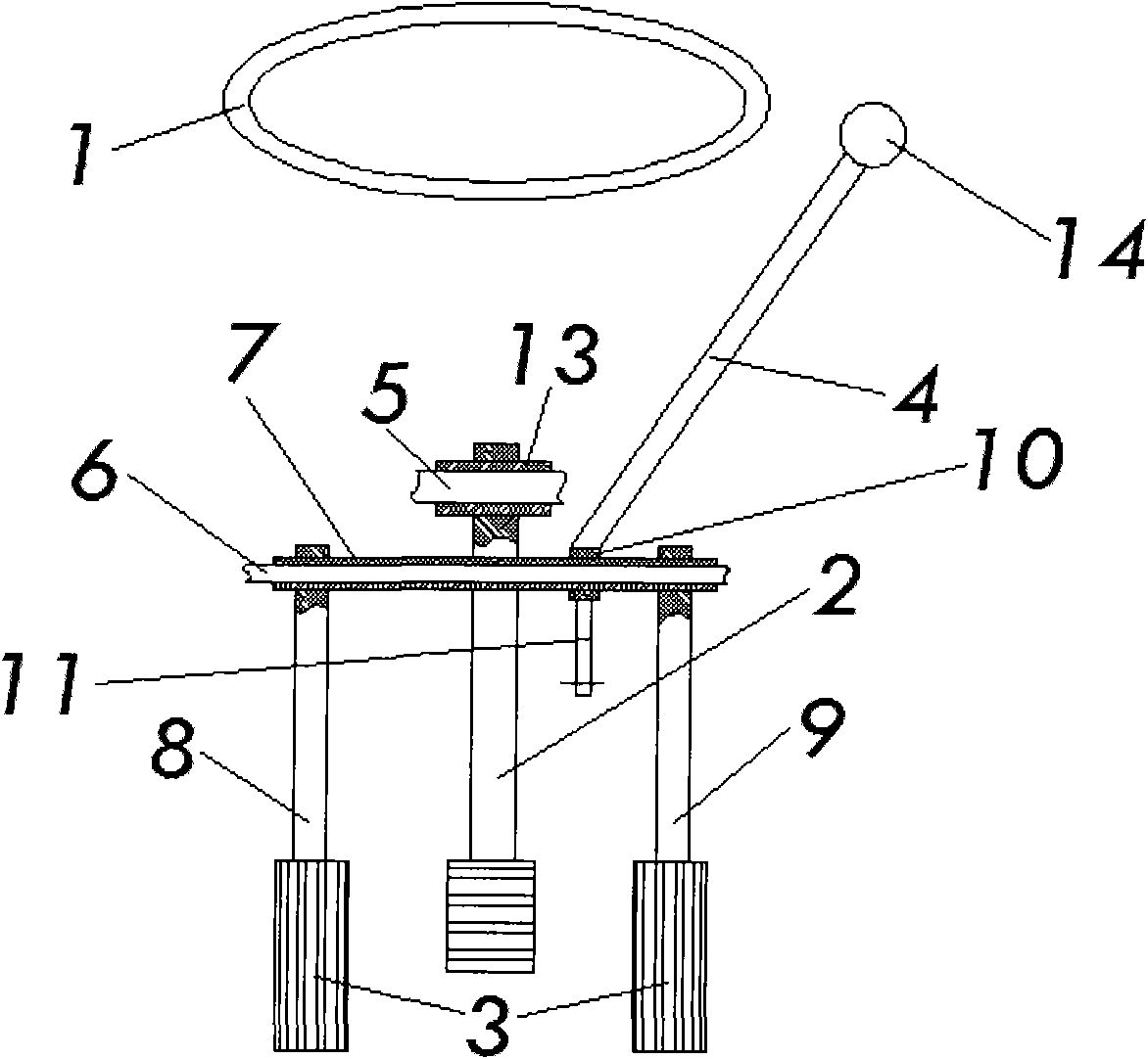 Motor vehicle driving control device