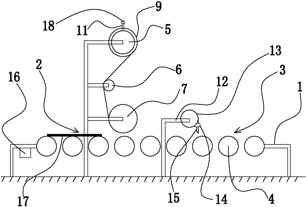 Film pasting device for tempered glass