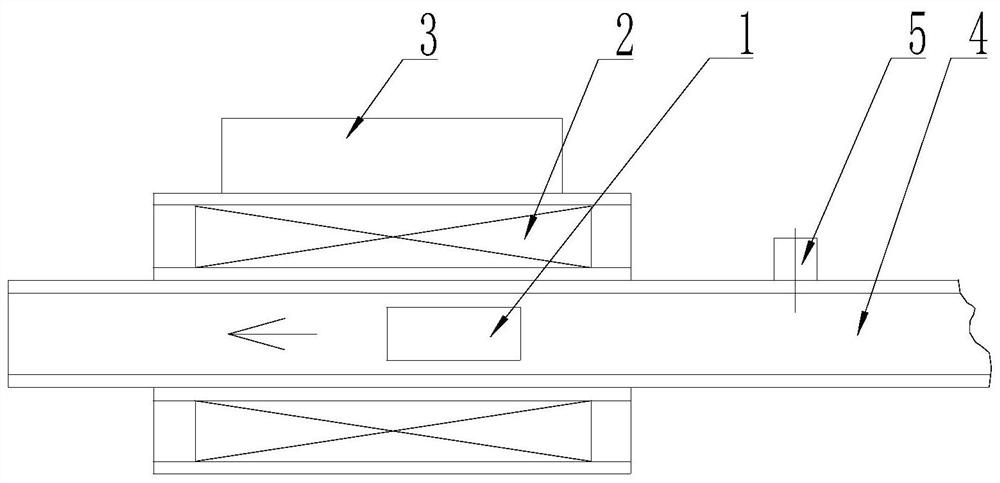 Online demagnetization circuit capable of quickly responding to bearing ring