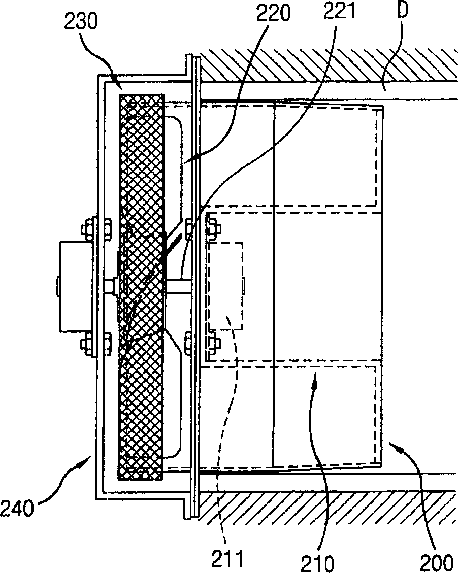 Fan with dustproof device