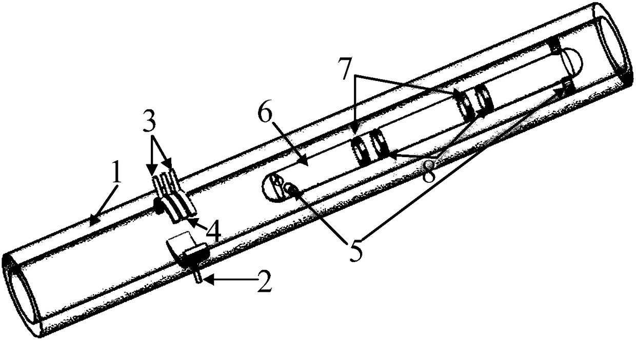 Oil-well low-liquid-producing high-water-containing oil-water-two-phase-flow flow measuring method