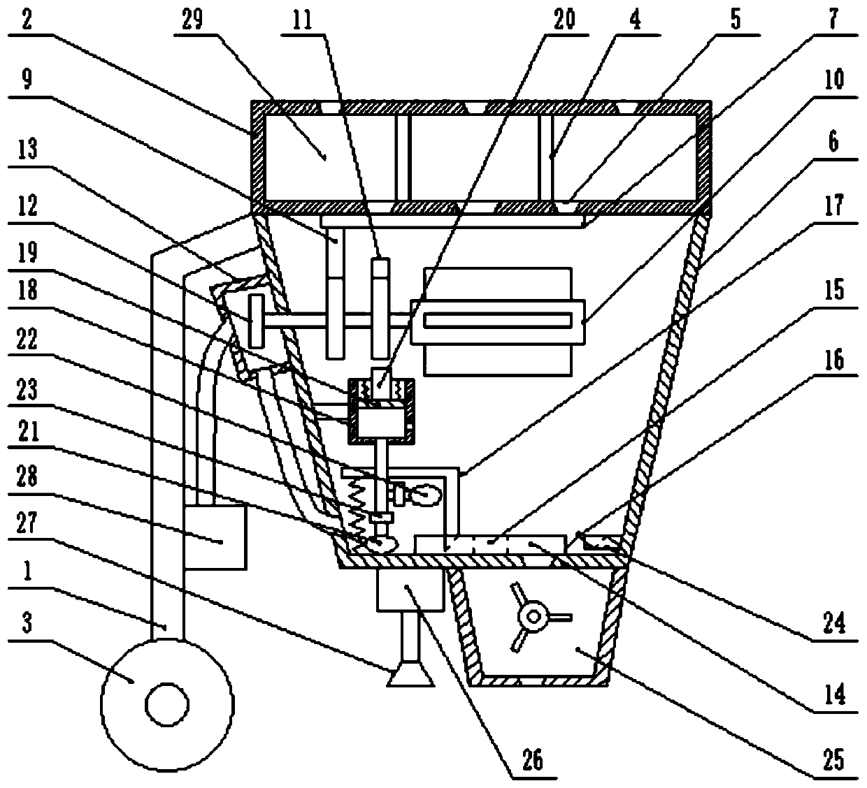 Cabbage cultivation device