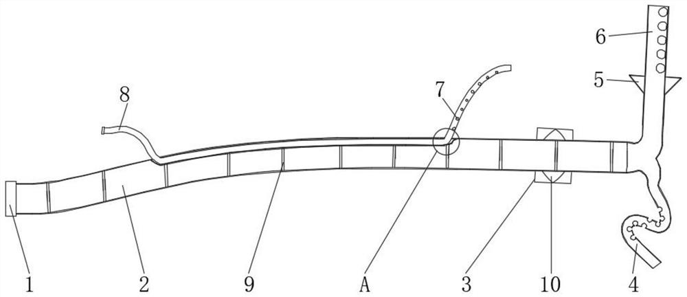 Postoperative sutureless drainage device