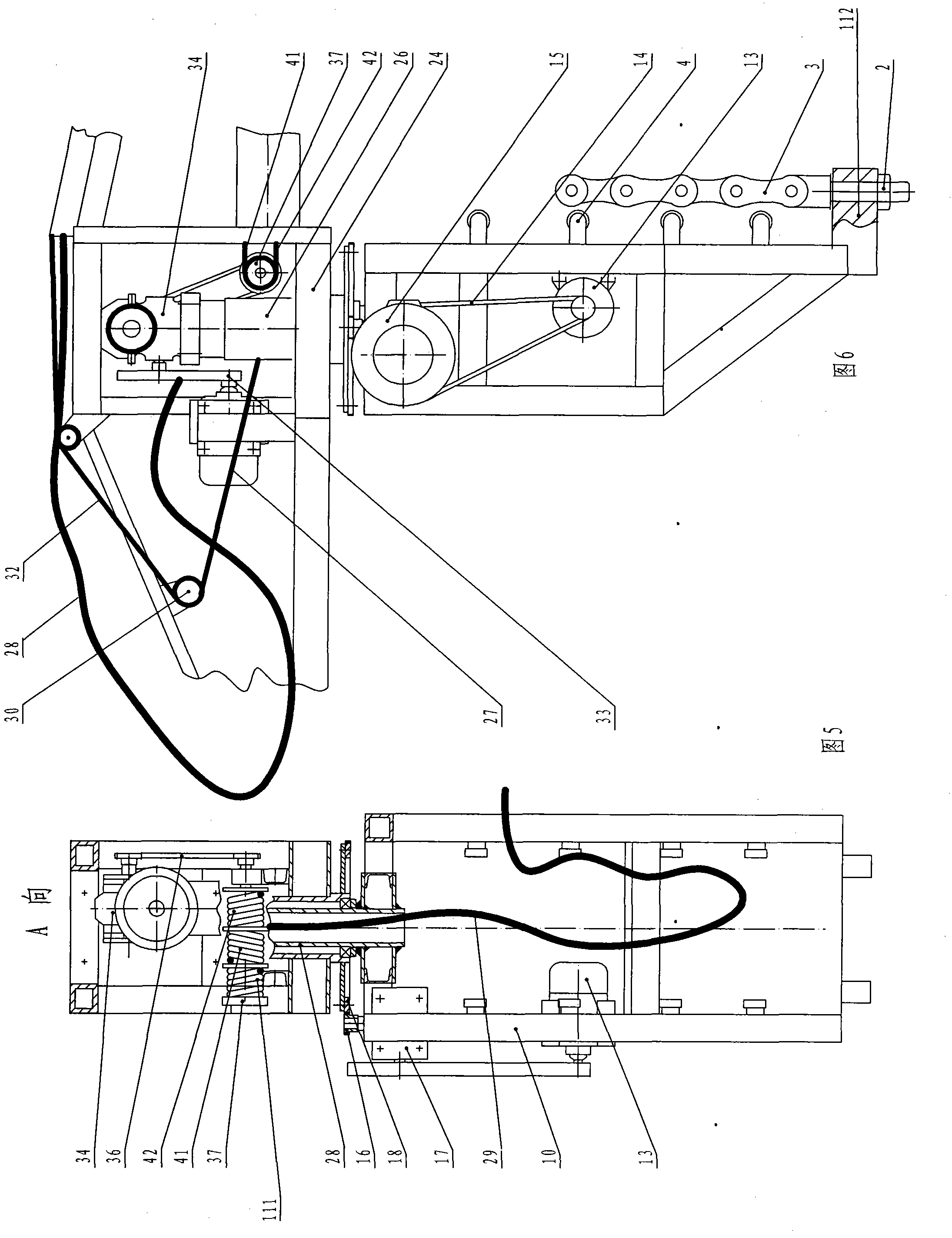 Automatic trimming machine for tree shapes