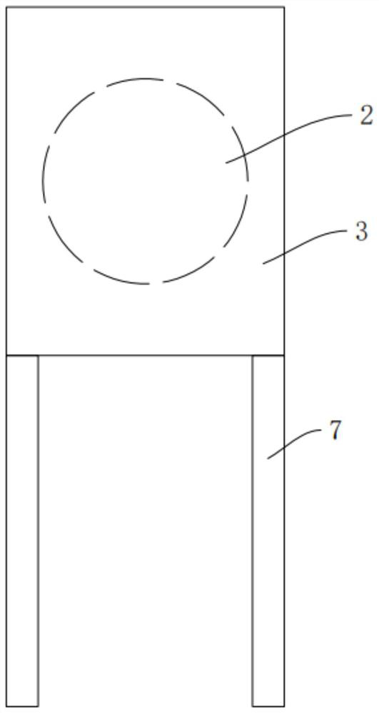 A cylinder device and gas circuit system for non-contact tonometer