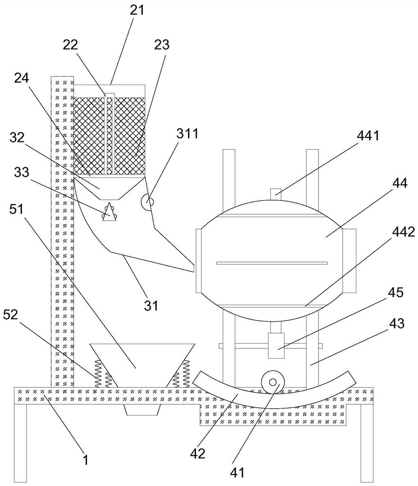 A mixer for efficiently mixing concrete