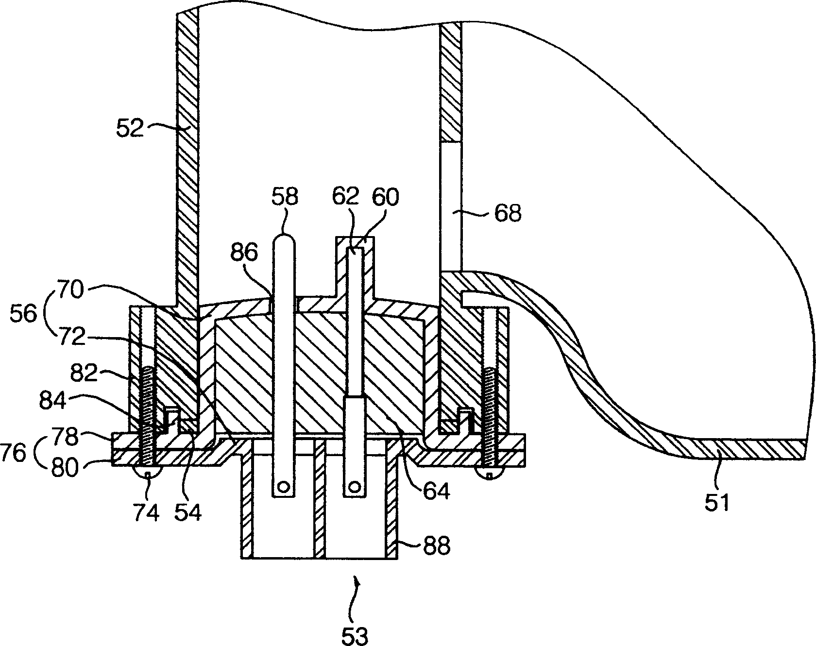 Water leakage preventing structure for hardness sensor of washing machine