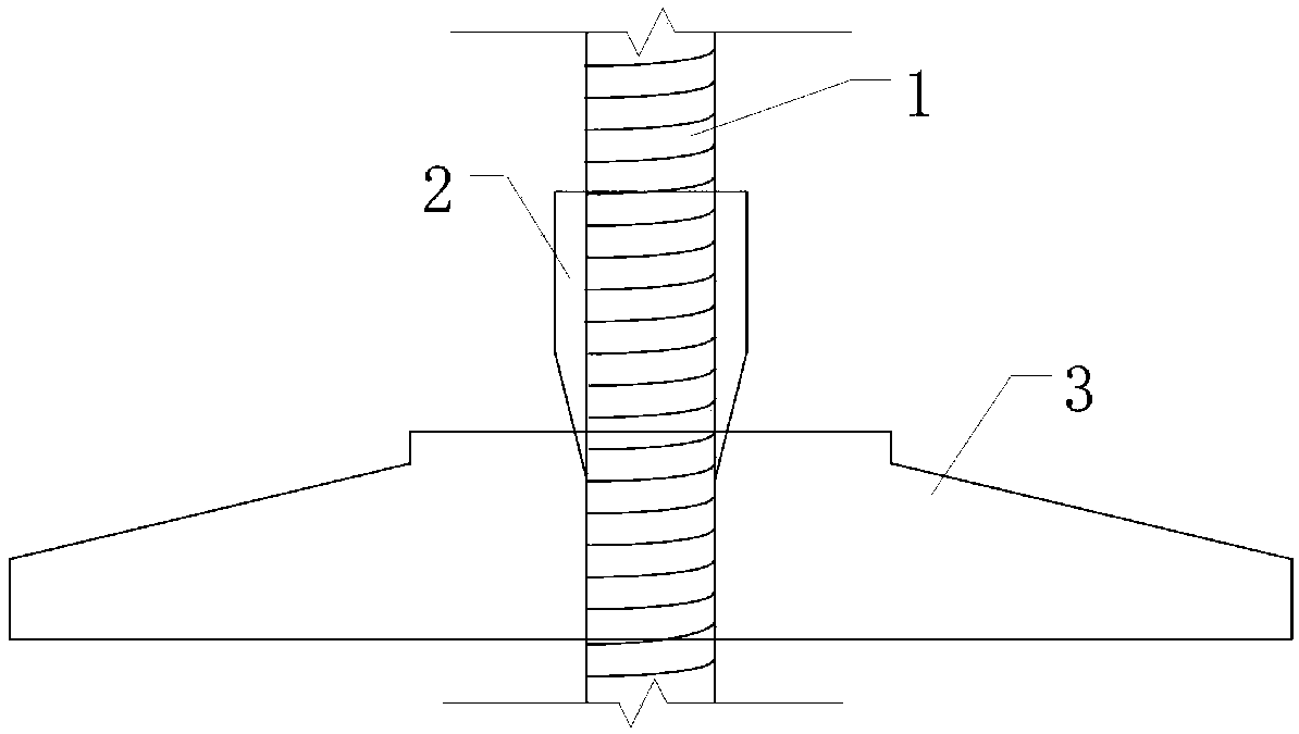 Joint testing device for non-metallic anti-floating anchor multi-interface shear stress