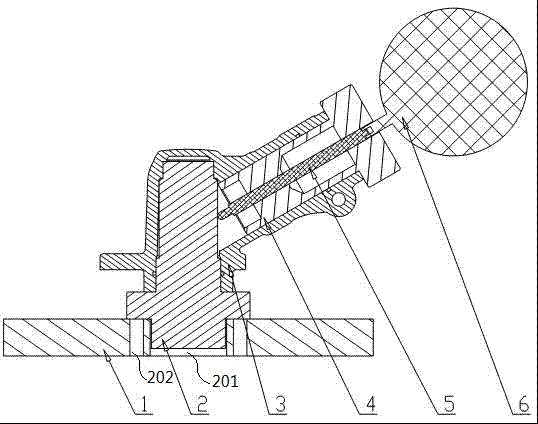 Intersection-point detecting measuring tool