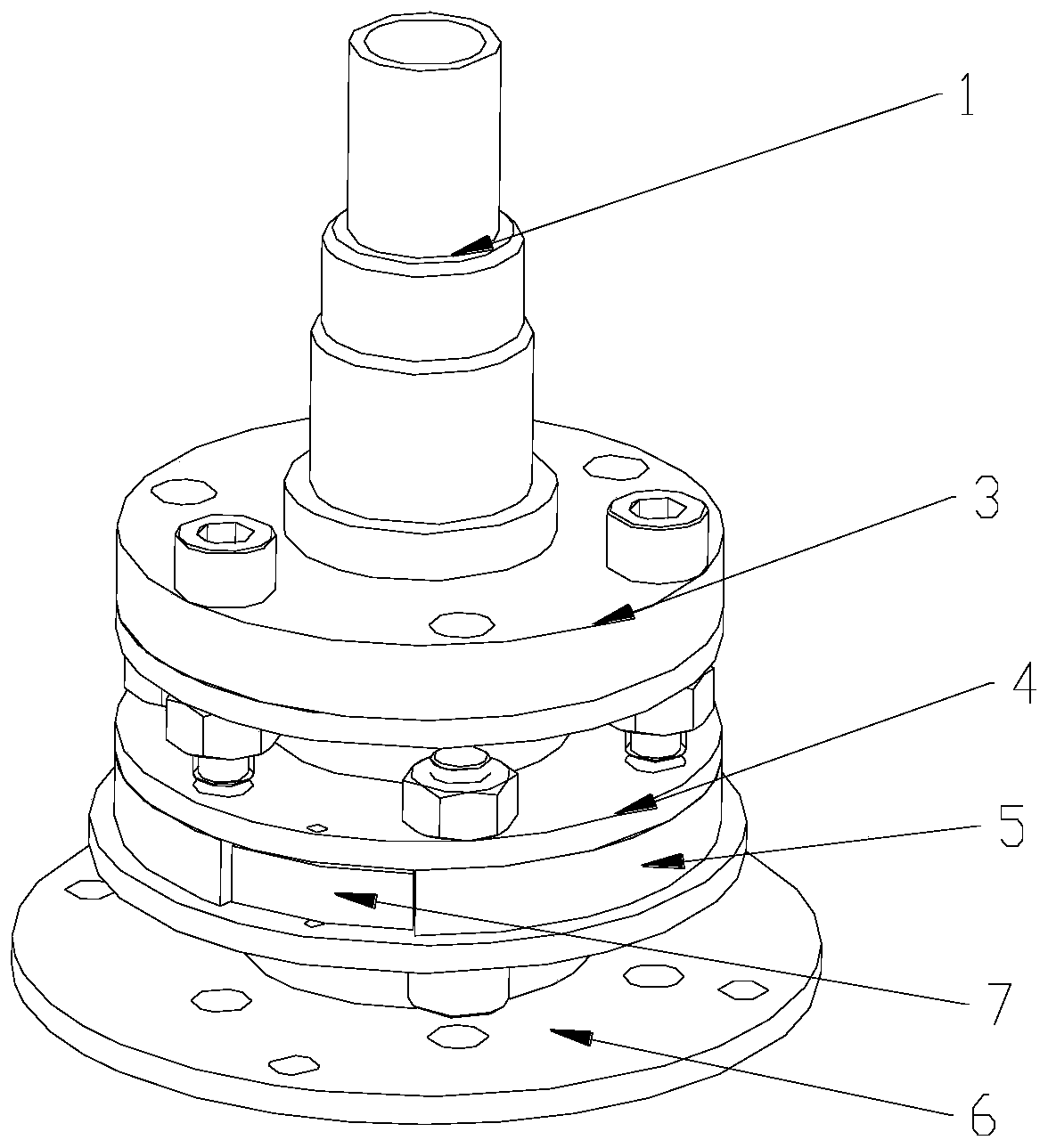 Decoupling two-dimensional wireless passive implantable sensors between wedge-shaped dimensions