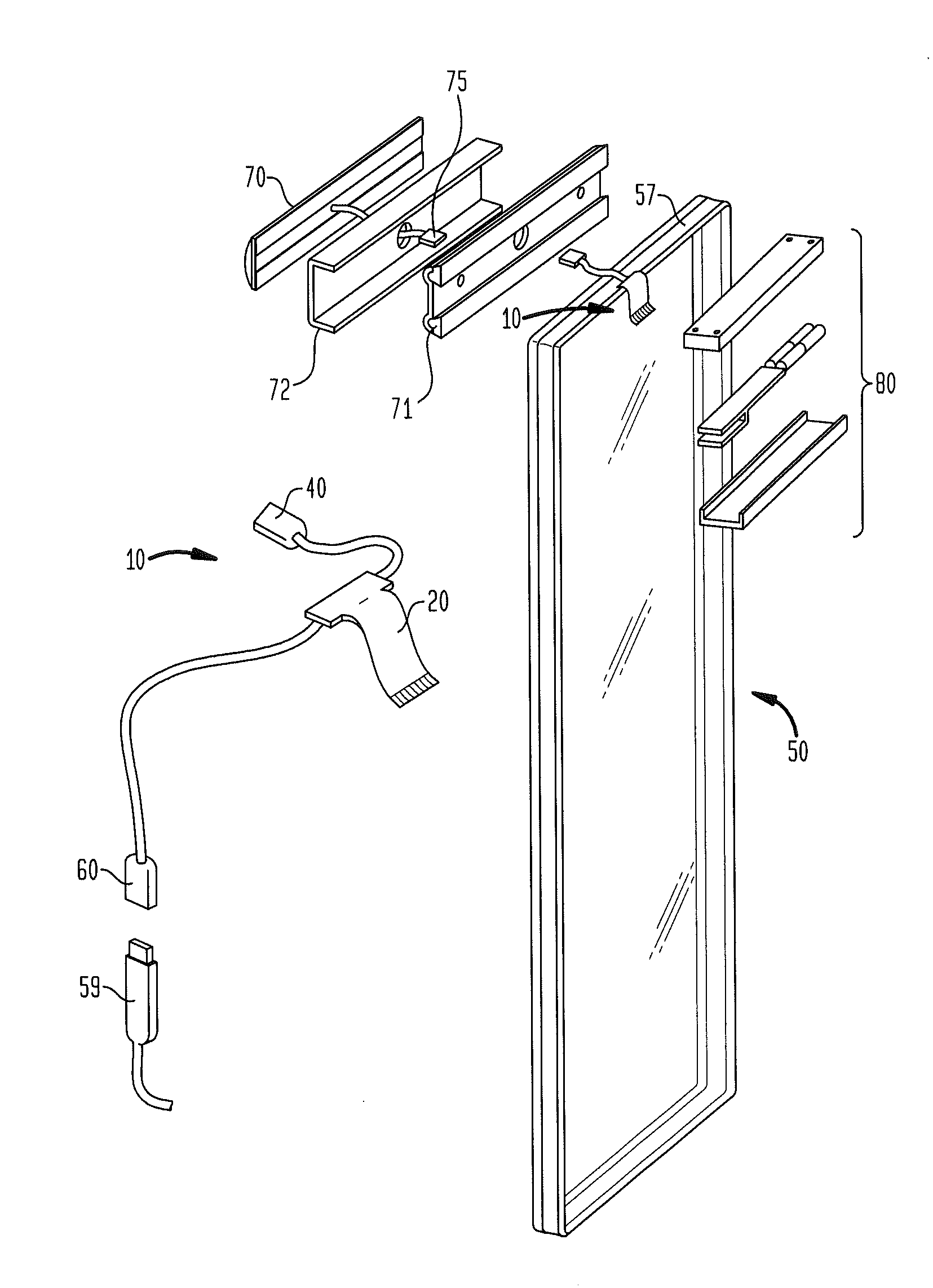 Electrical connectivity within architectural glazing frame systems