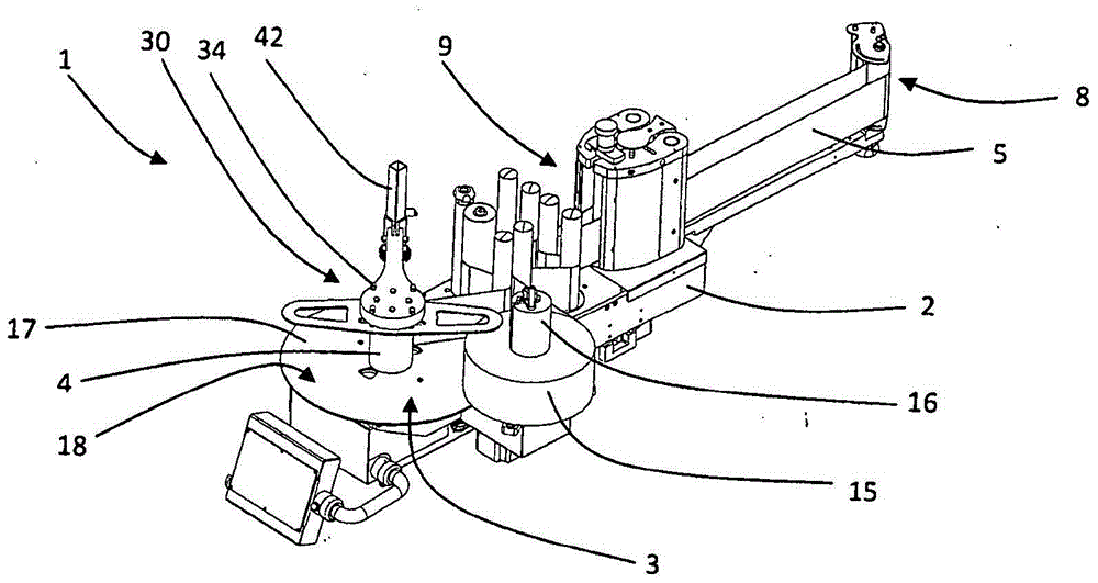 Device for feeding self-adhesive or "pressure sensitive" labels to a labelling machine