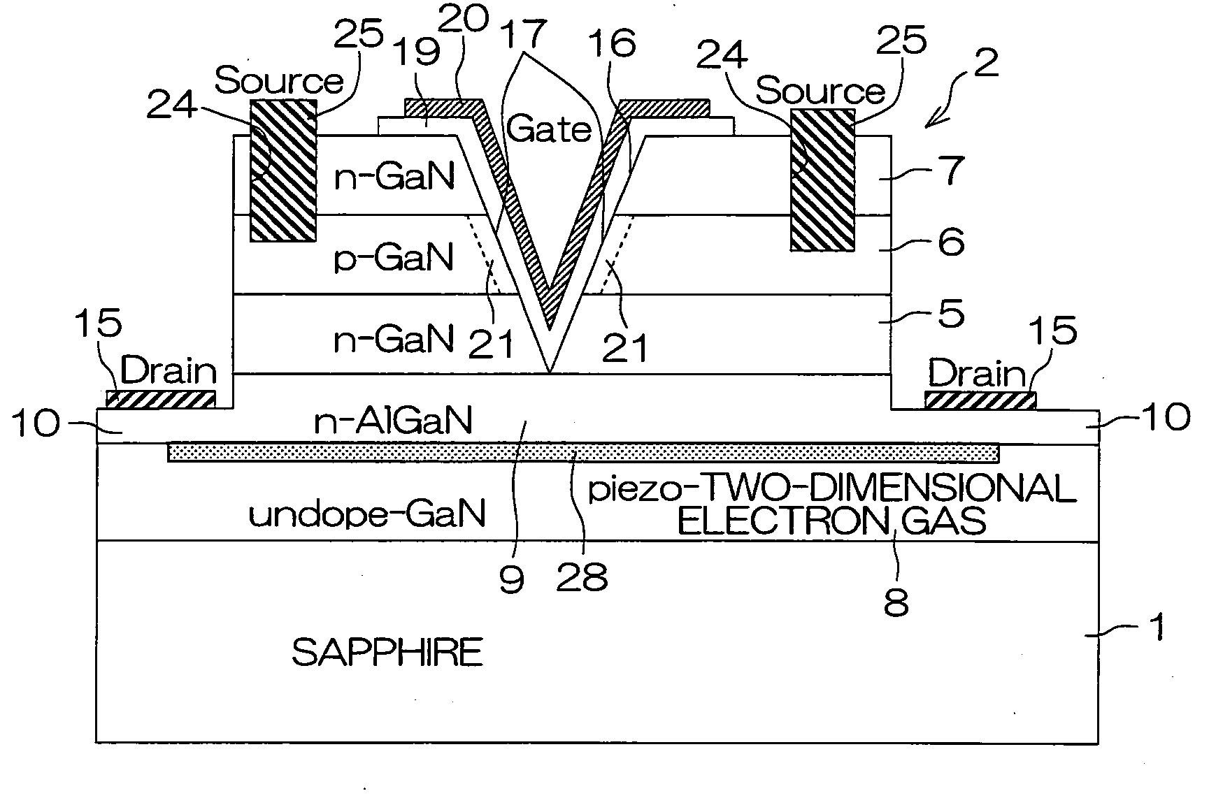 Mis field effect transistor and method for manufacturing the same