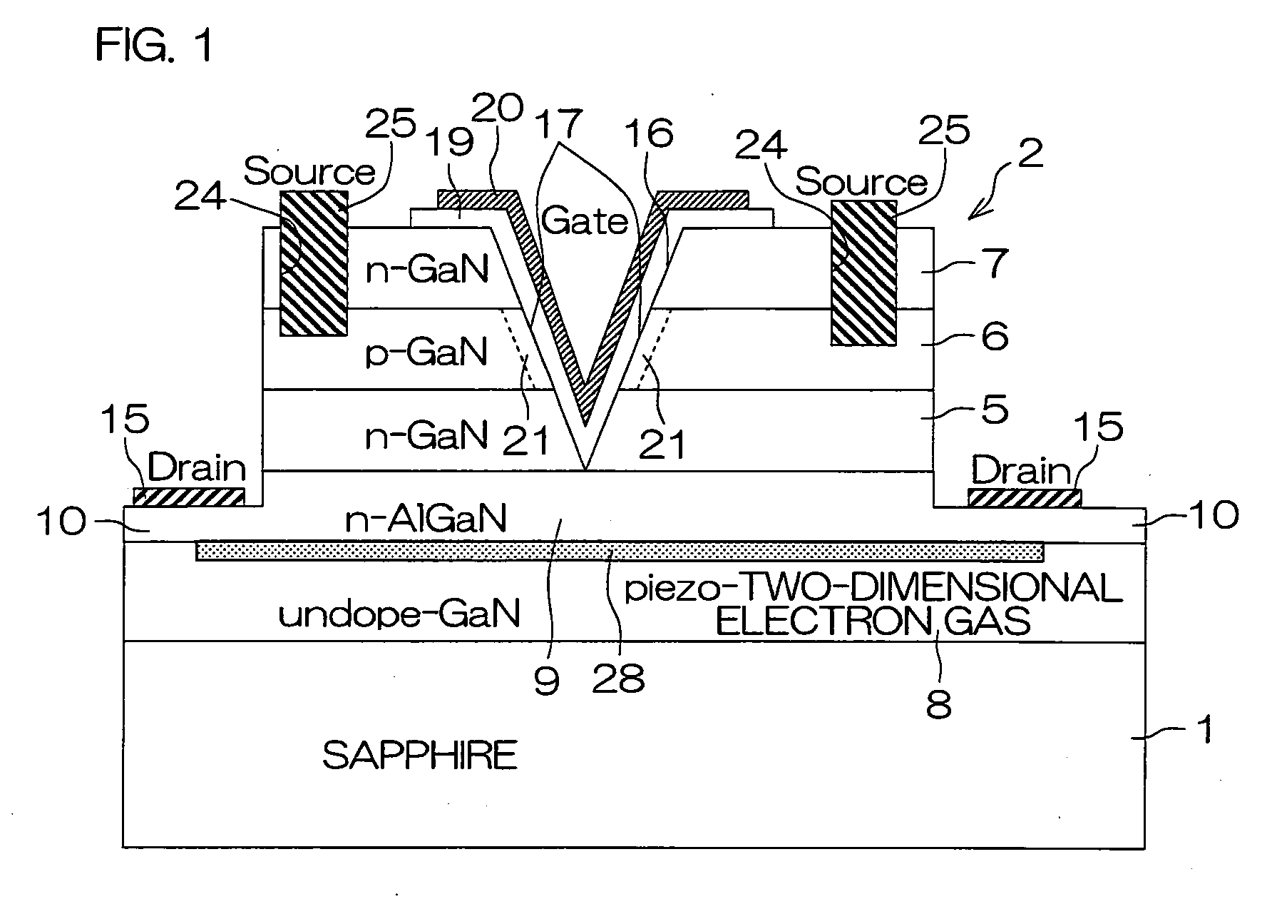 Mis field effect transistor and method for manufacturing the same