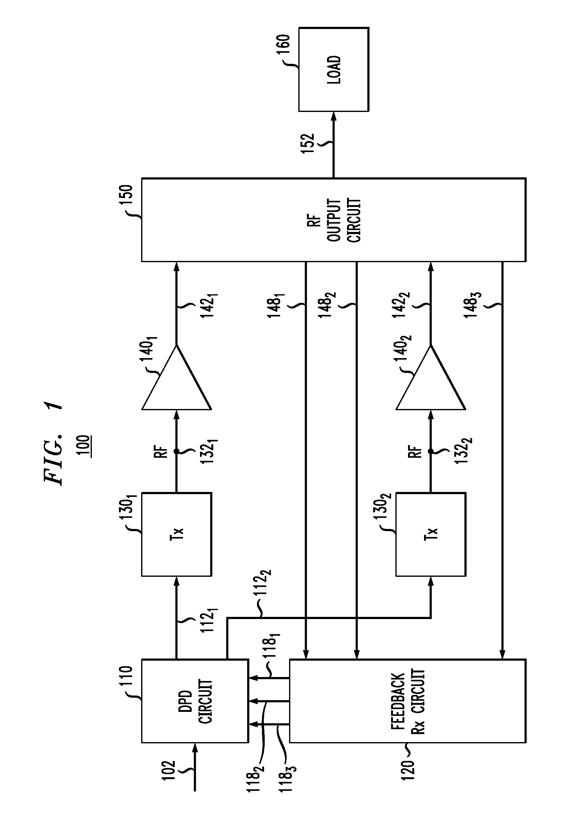 Radio-frequency circuit having a transcoupling element