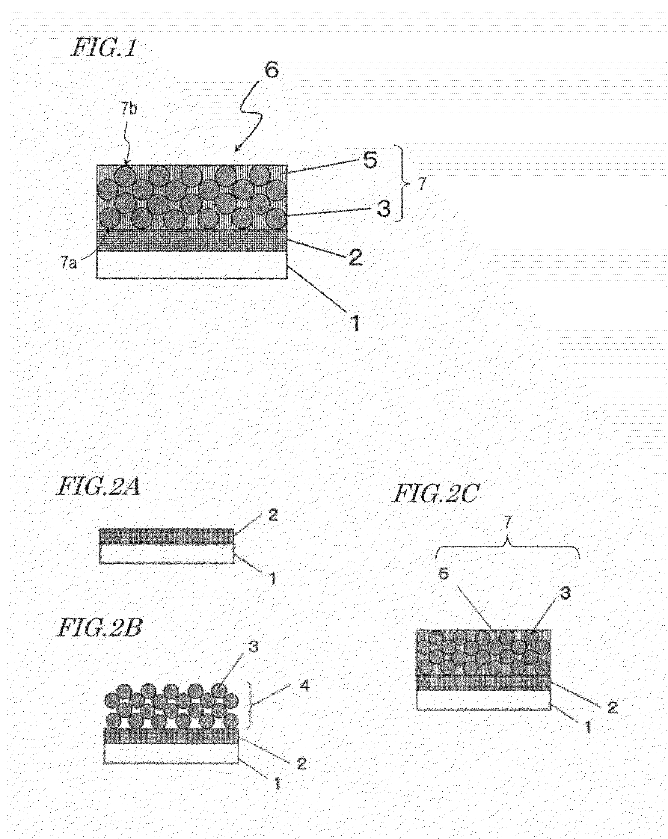 Wavelength conversion element, method of manufacturing the same, and LED element and semiconductor laser light emitting device using wavelength conversion element