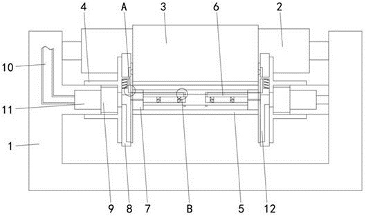 Garlic straw natural fiber antibacterial gauze preparation device and preparation method thereof