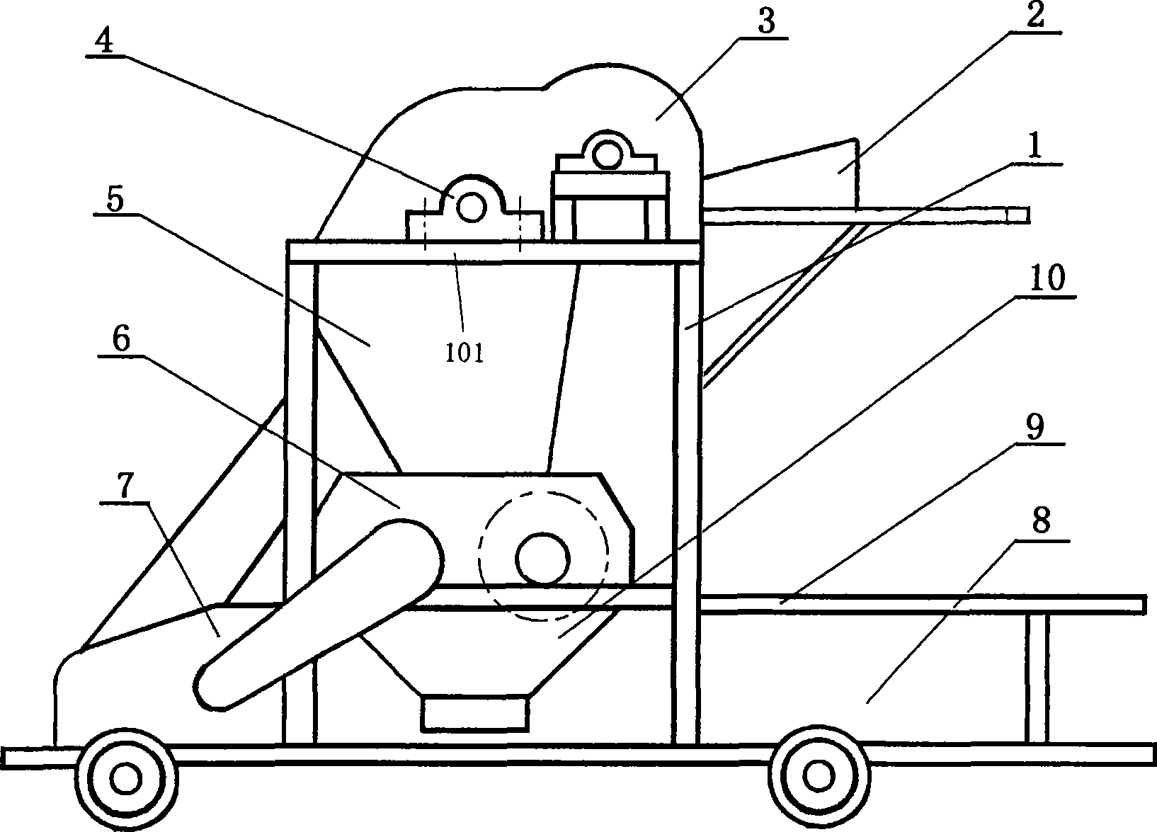 Movable biomass compact molding apparatus and molding roll