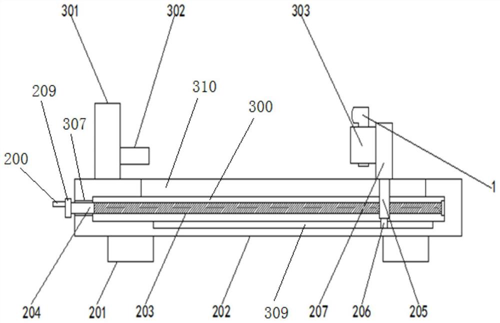 Distance testing device for measuring temperature accuracy of infrared forehead thermometer