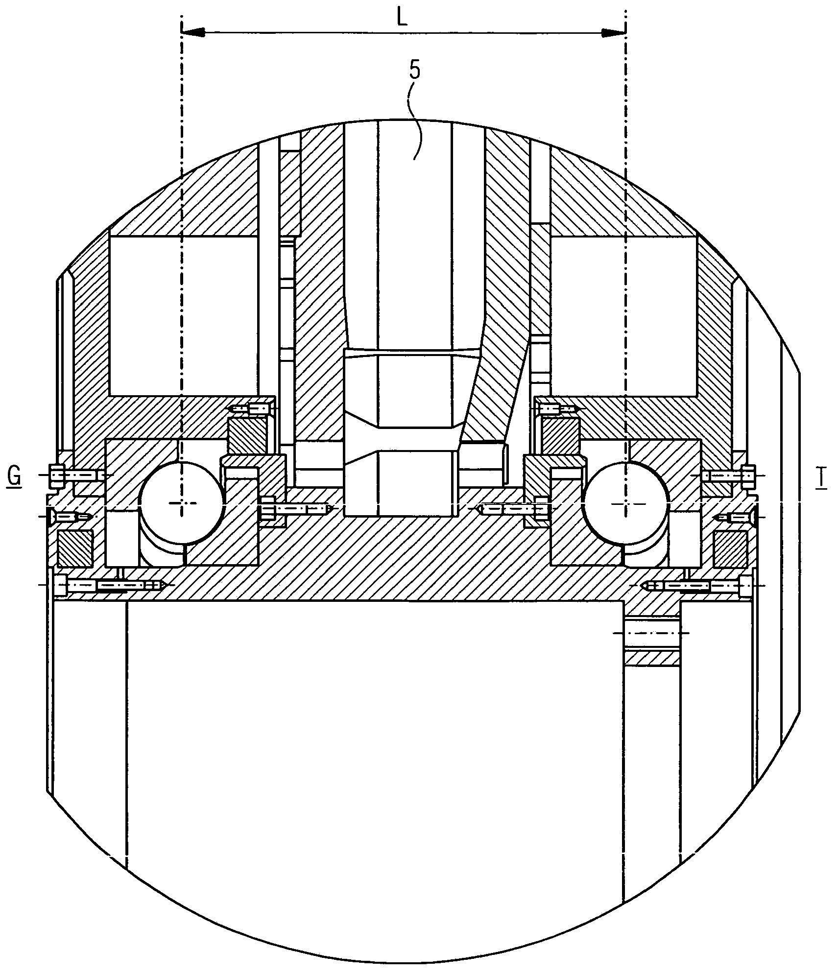 Rotor bearing for electrical machine