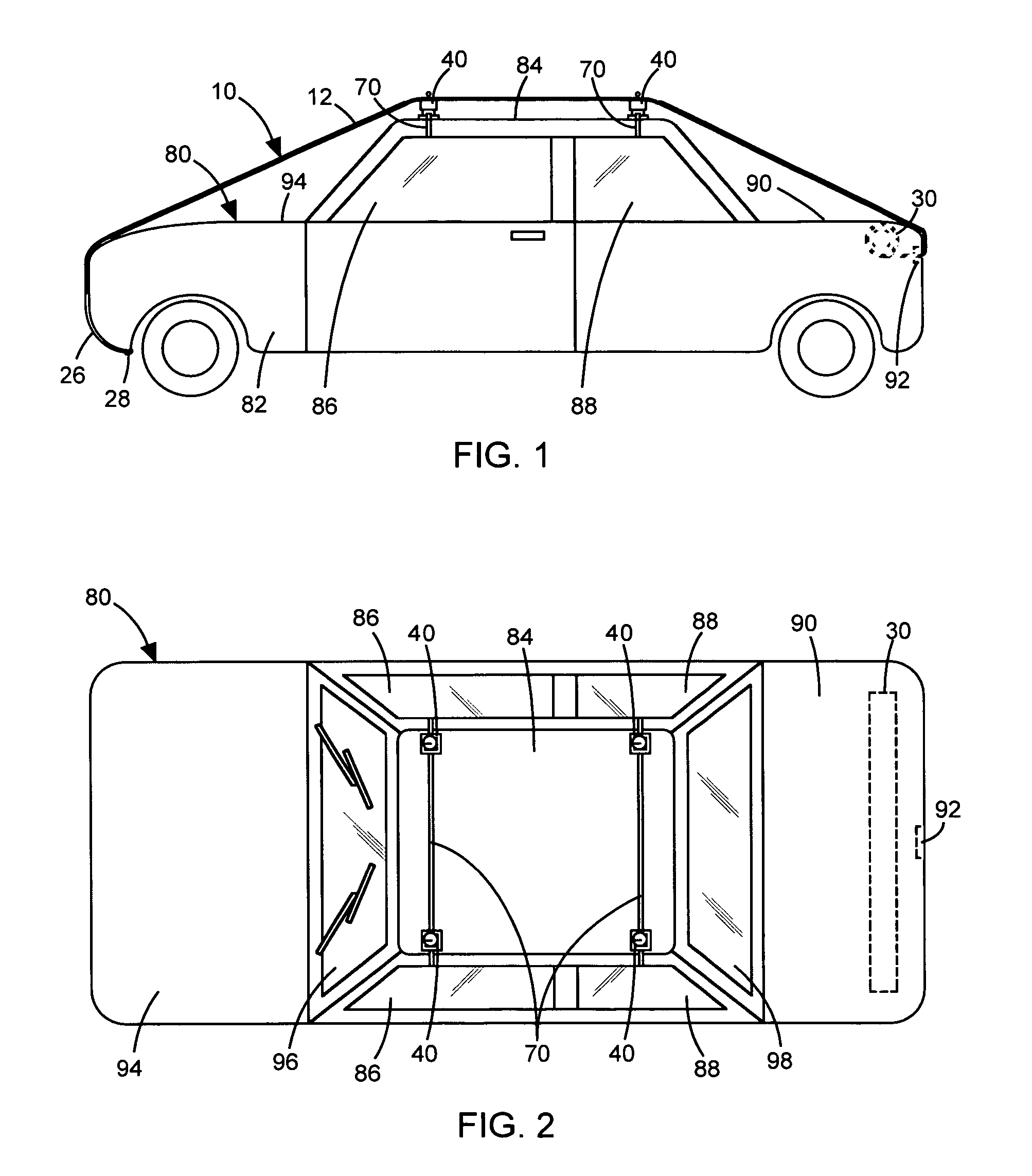 Sun shade apparatus for a vehicle