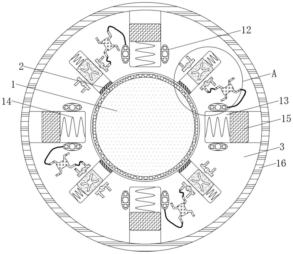 Anti-slip conveying device for mechanical part