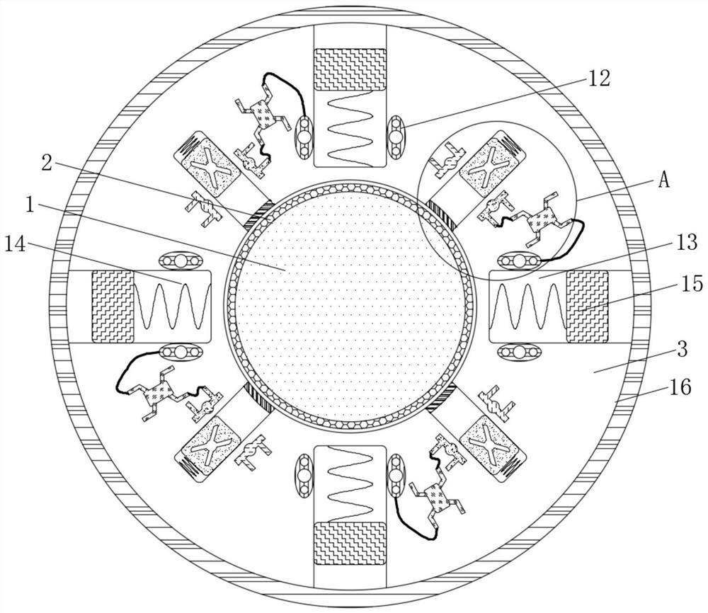 Anti-slip conveying device for mechanical part