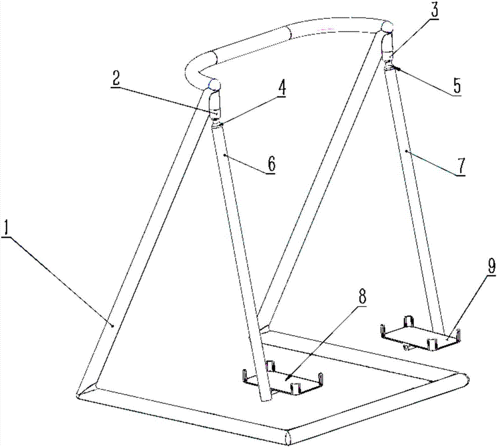 Leg muscle exercise machine