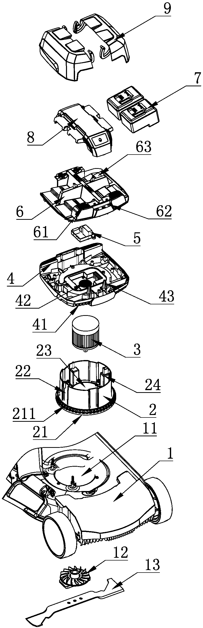 Cooling lawn mower