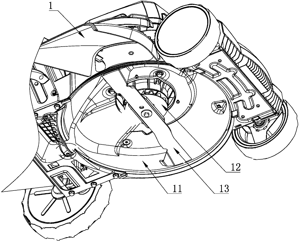 Cooling lawn mower