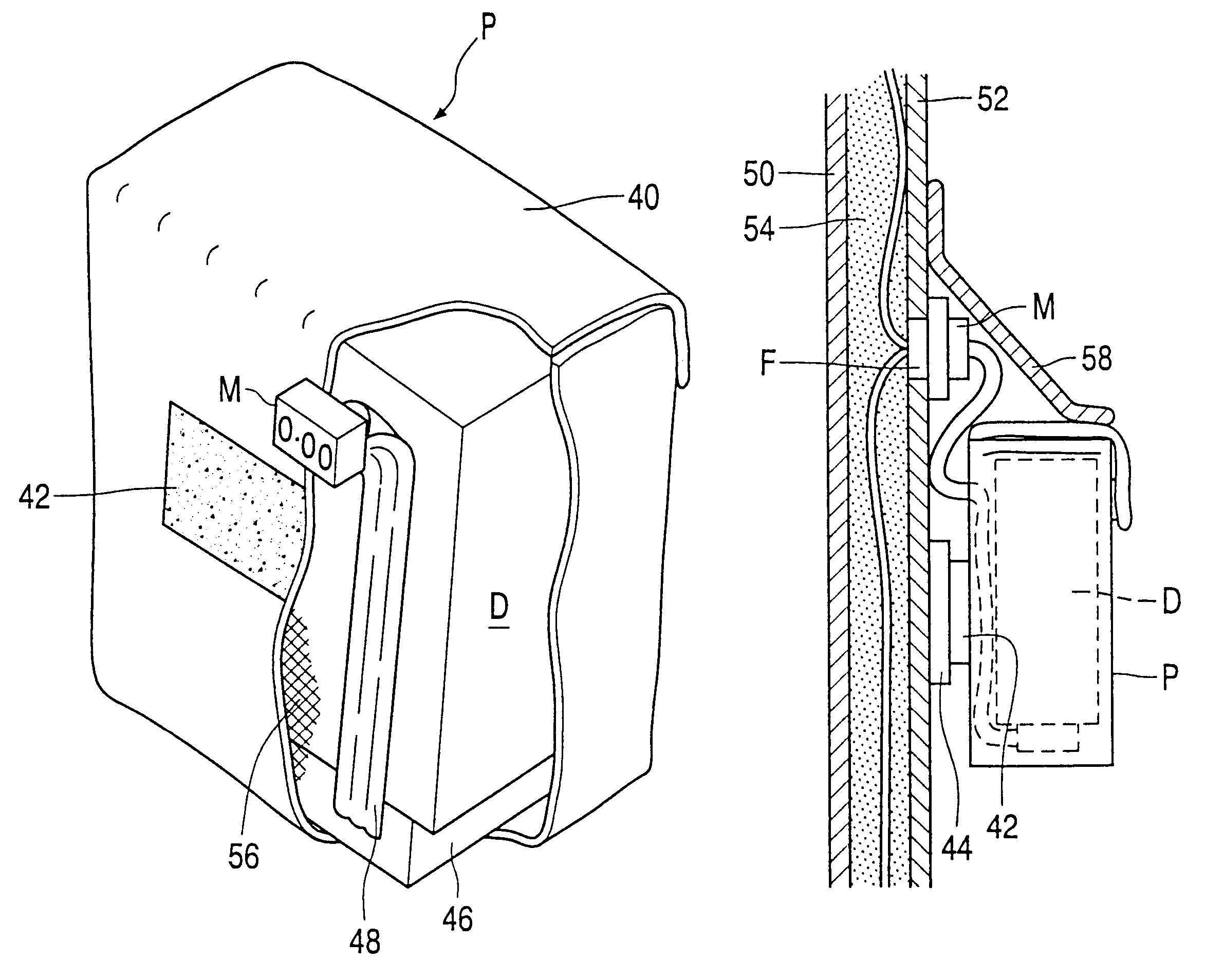 Garment carrying electronic devices